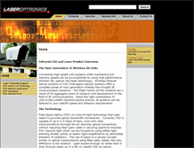 Tablet Screenshot of laseroptronics.com